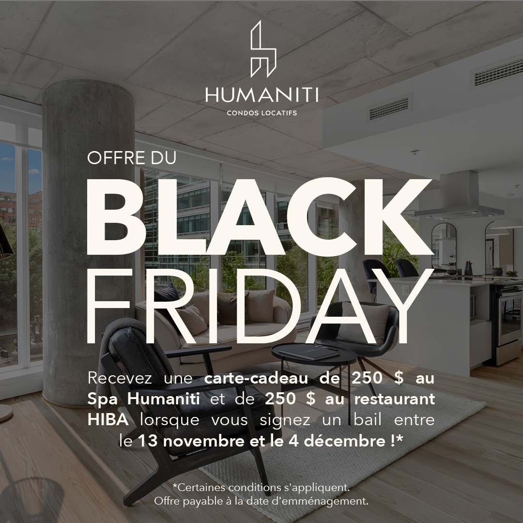 Humaniti - Offre du Black Friday
